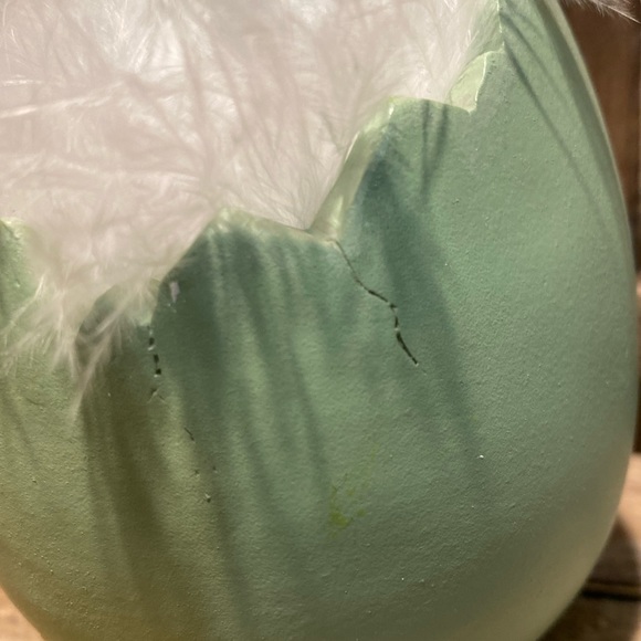 Easter Bunny Decor Set of 2, Bunnies Hatching In Easter Eggs Resin Decor - Picture 10 of 13